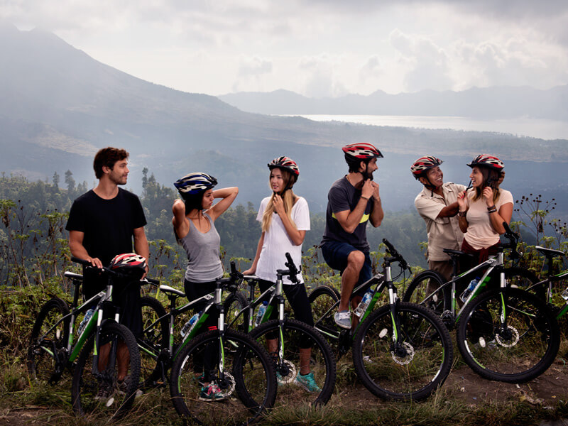 family friendly bicycle tour in Bali